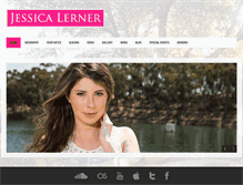 Tablet Screenshot of jessicalernermusic.com